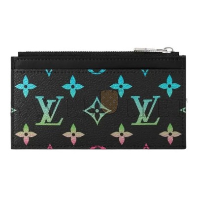 LOUIS VUITTON MURAKAMI VICTOR MONOGRAM MUTATION WALLET BLACK M12641 (14.5*8cm)
